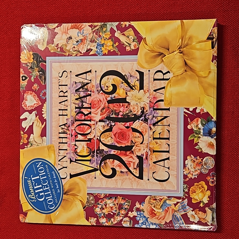 Cynthia Hart's Victorian 2002 calendar with ALL the bonuses NIP Vintage ephemera